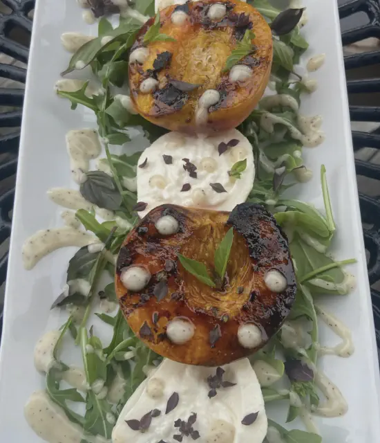 Photo of Peach Caprese